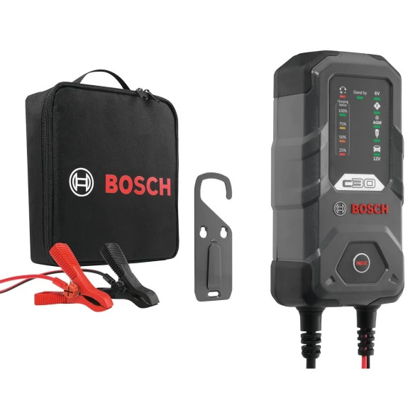 Bosch C30 (C3) 6/12V 3.8A Akü Şarj Cihazı