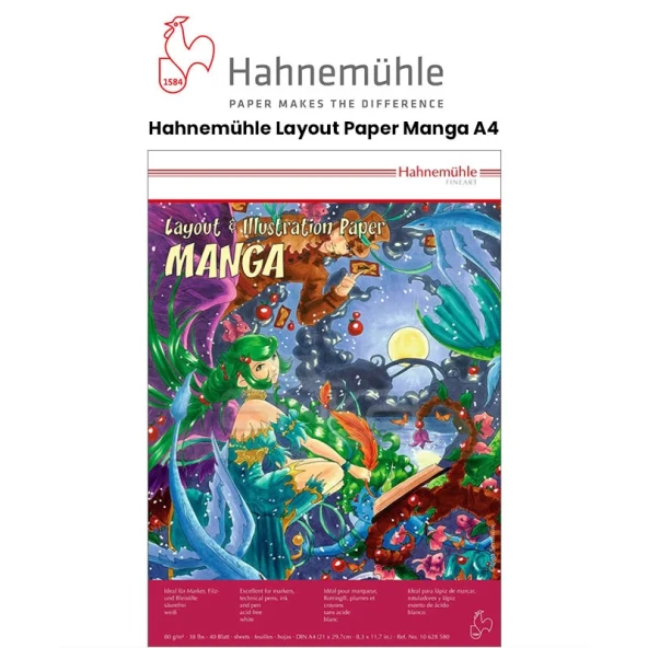 Hahnemühle Layout Paper Manga A4 40 Yaprak 80g