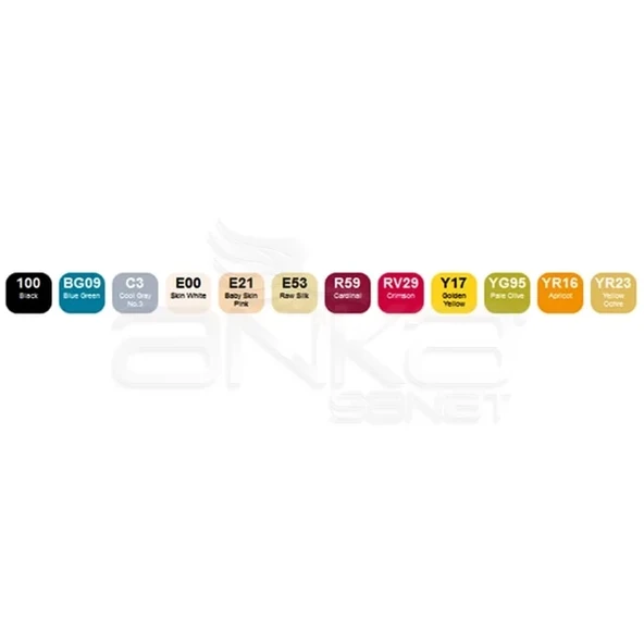 Copic Ciao Marker 12li Set School Uniforms - 2