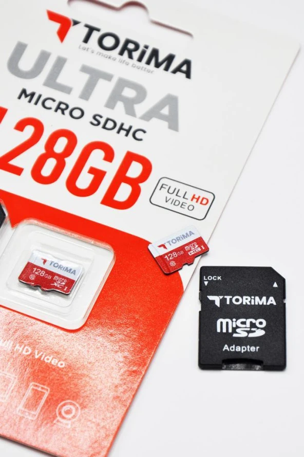 Torima Siyah Kırmızı Ultra Micro SDHC 128 GB Hafıza Kartı - 2