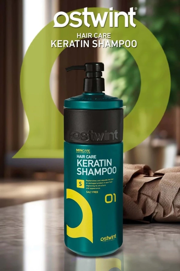 OSTWİNT ŞAMPUAN 1000ML-KERATİN YEŞİL