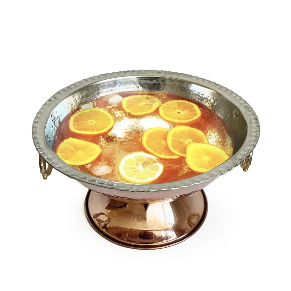 Shark Anatolia Bakır Punch Şerbet Kasesi 27cm - 5