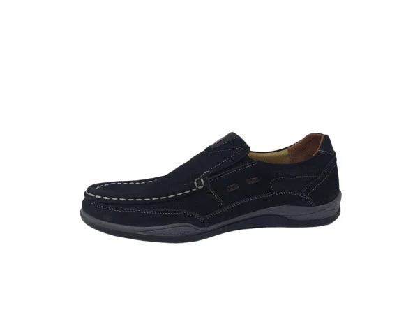 Zerhan 2001 Erkek Siyah Nubuk Deri Ayakkabı - Resim 3