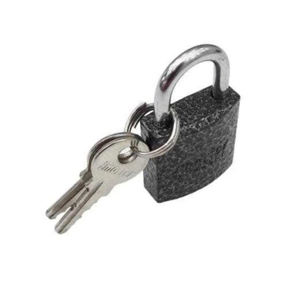 GRİ ASMA KİLİT 20 MM 2 ADET