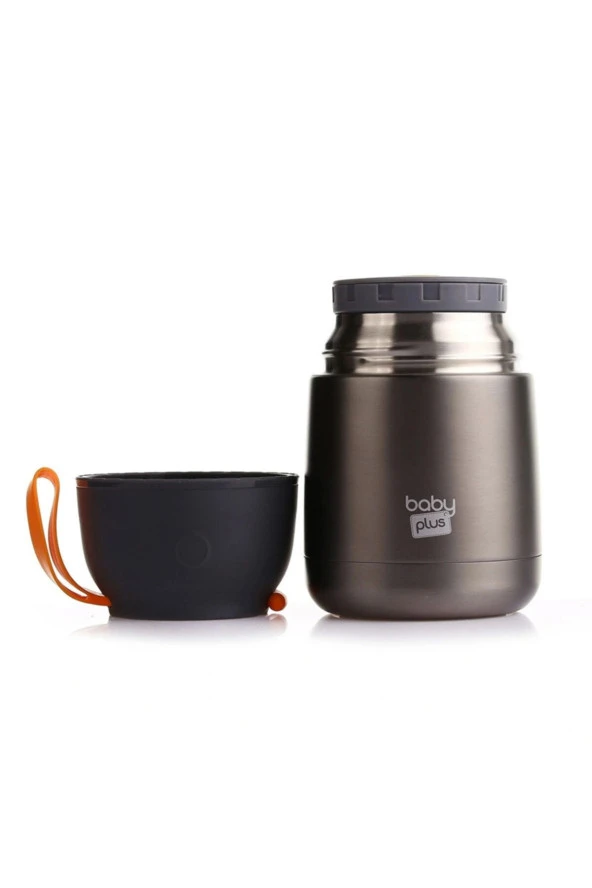 Baby & Plus Vakumlu Çift Taraflı Bebek Mama Saklama Termosu 450ml - 3