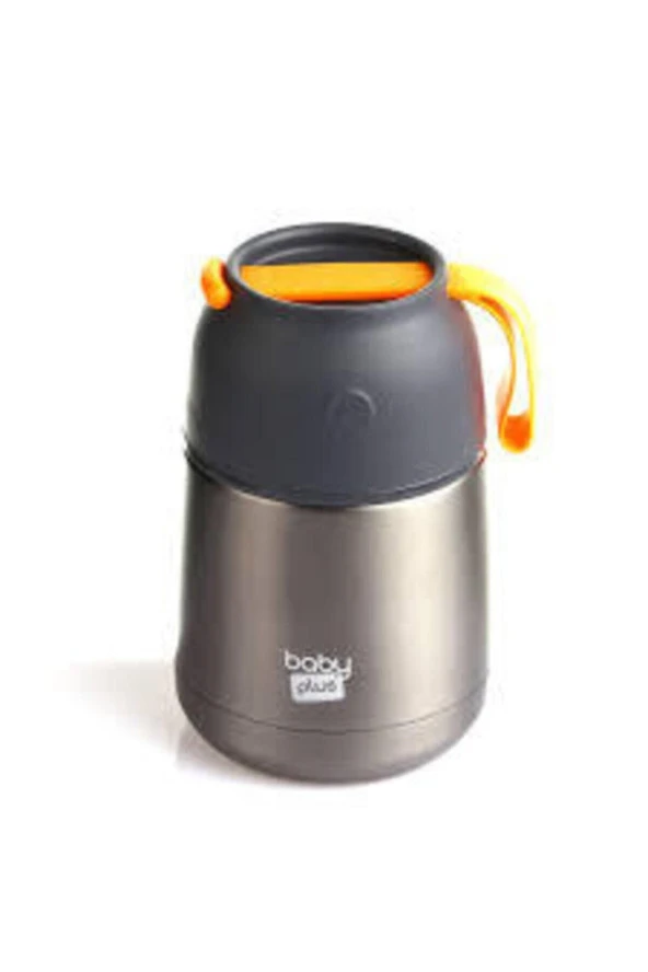 Vakumlu Çift Taraflı Bebek Mama Saklama Termosu 450ml - 3