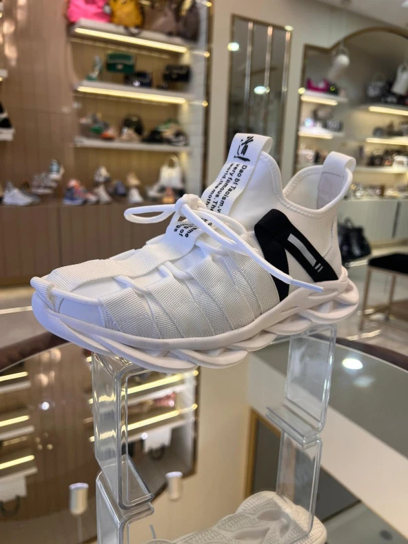 İthal Deri Erkek Sneakers - 4