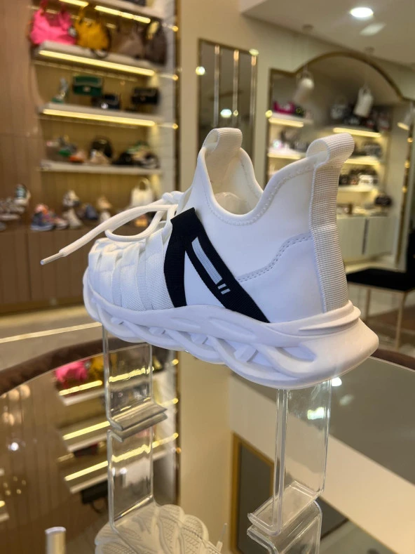 İthal Deri Erkek Sneakers - 5
