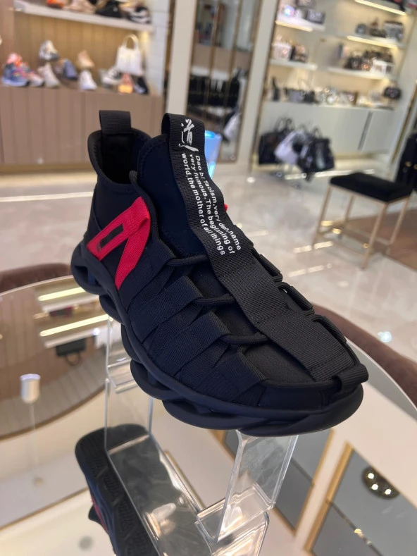 İthal Deri Erkek Sneakers - 8