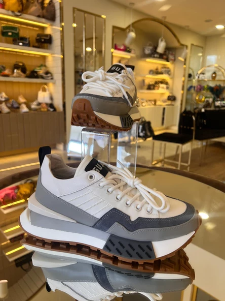 İthal Hakiki Deri Erkek Sneakers - 3