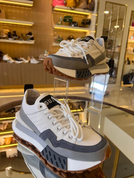 İthal Hakiki Deri Erkek Sneakers - 7