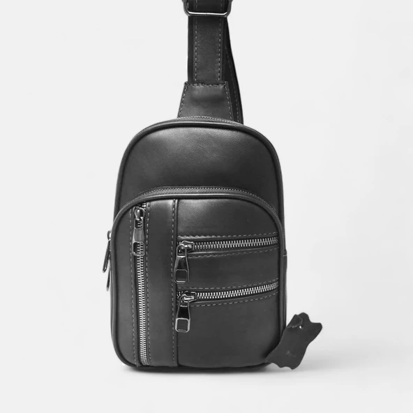 Lederax Hakiki Deri Göğüs Çantası Bodybag  LD484 - 8
