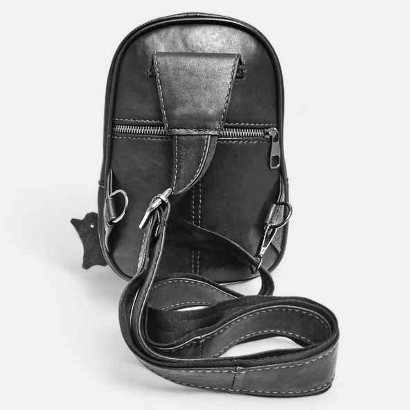 Lederax Hakiki Deri Göğüs Çantası Bodybag  LD484 - 12