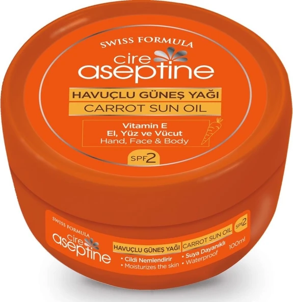 Sunmarine  SPF50+ Lotion 200ML + Havuçlu + Kakaolu 2spf Güneş Yağı 100 Ml+S - 5