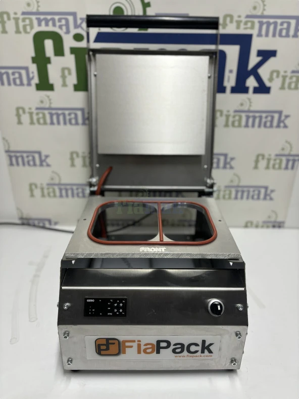 Fiapack Karton Tabak Kapatma Makinası - Karton Kase Kapatma Makinesi 2 Bölmeli - 5
