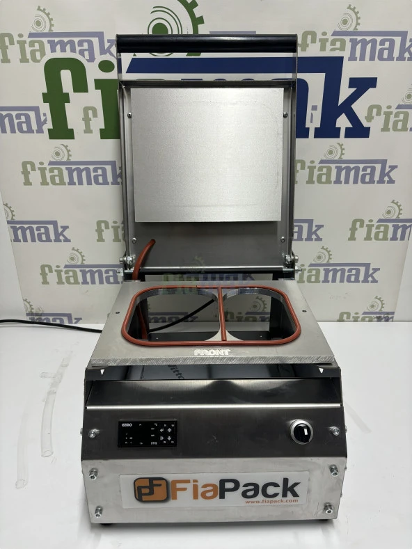 Fiapack Karton Tabak Kapatma Makinası - Karton Kase Kapatma Makinesi 2 Bölmeli - 6