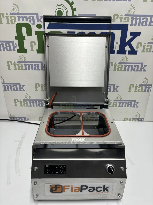 Fiapack Karton Tabak Kapatma Makinası - Karton Kase Kapatma Makinesi 2 Bölmeli - 9