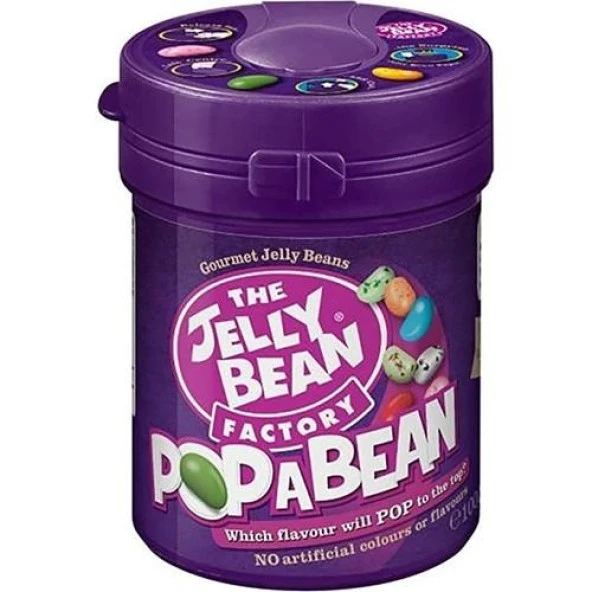 The Jelly Bean Factory  Pop A Bean Canister 100 g