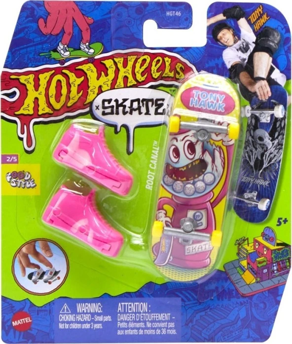 Hot Wheels Skate Parmak Kaykay ve Ayakkabı Root Canal HVJ81