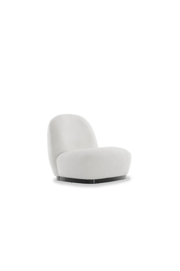 Vipa Home New Moon Beyaz Sabit Oturum Tekli Koltuk - 5