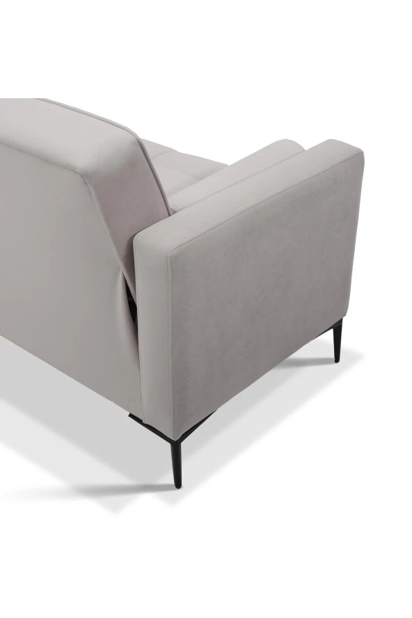 Vipa Home Seattle Krem Yataklı Çekyat Üçlü Kanepe - 6