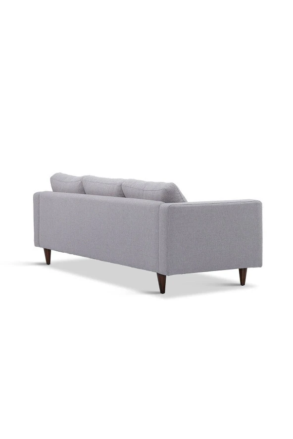 Vipa Home Minnesota Açık Gri Sabit Oturum Üçlü Koltuk - 4