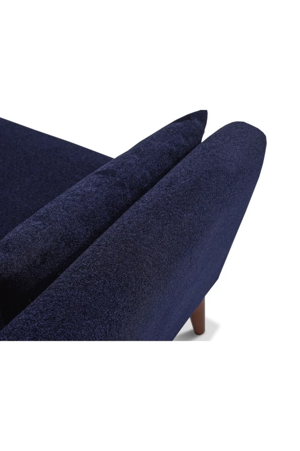 Vipa Home Boston Lacivert Sabit Oturum Üçlü Koltuk - 7