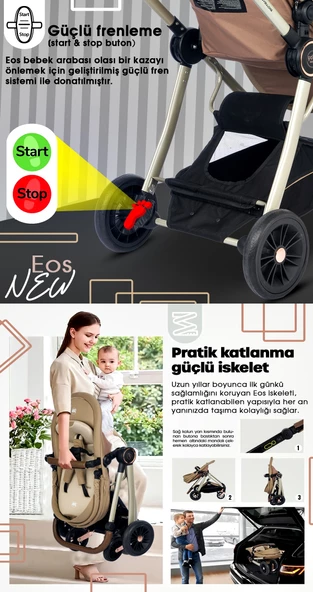 Baby Home 1012 Eos Travel Sistem Bebek Arabası - 8