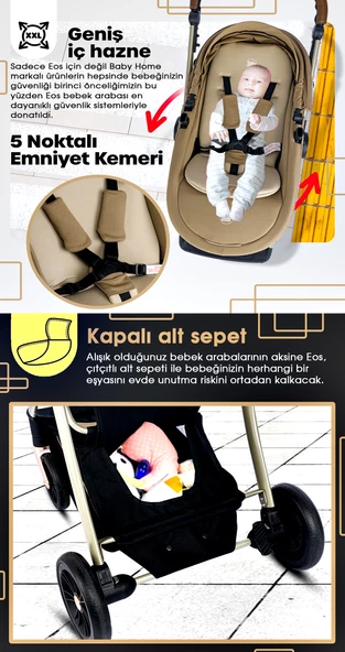 Baby Home 1012 Eos Travel Sistem Bebek Arabası - 7