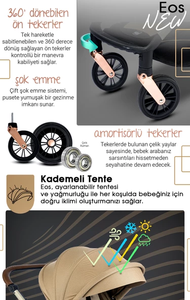 Baby Home 1012 Eos Travel Sistem Bebek Arabası - 12