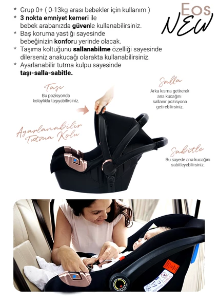 Baby Home 1012 Eos Travel Sistem Bebek Arabası - 11