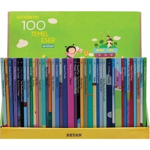 İLKÖĞRETİM 100 TEMEL ESER 40 KİTAP SET  BEYAN YAYINLARI