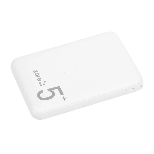 Zore ZR-PW04 Led Işıklı Taşınabilir Powerbank 5000 mAh - 6