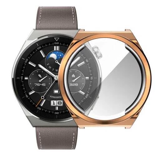 Huawei Watch GT 3 Pro 46mm Zore Watch Gard 02 Koruyucu Silikon ürün görseli