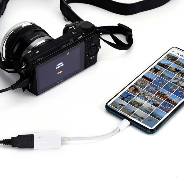 Zore JH-0514 Lightning To Usb Kamera Bağlantı Adaptörü - 2