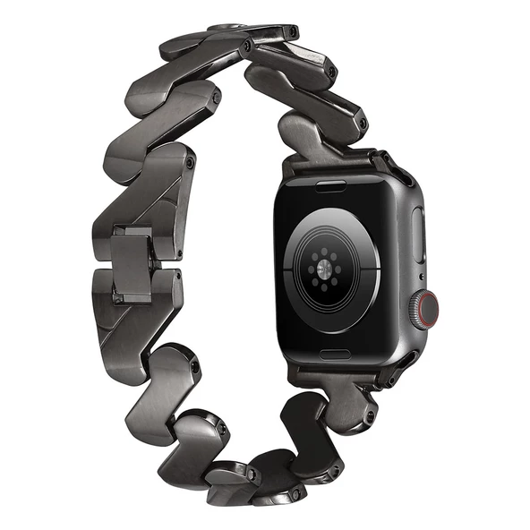 ​​​Apple Watch Ultra 49mm Kordon KRD-80 Metal Strap Kayış - 3