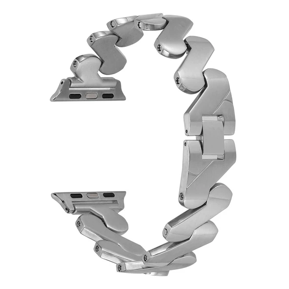 ​​​Apple Watch Ultra 49mm Kordon KRD-80 Metal Strap Kayış - 7