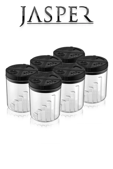 Jasper JPR-0115 6 Adet 300 ml Çok Amaçlı Baharat Seti Baharatlık - 2