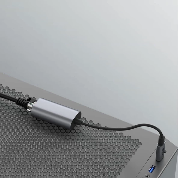Zore QG03 USB-A to RJ45 USB3.0 Ethernet Dönüştürücü Kablo 1000Mbps 22cm - 4