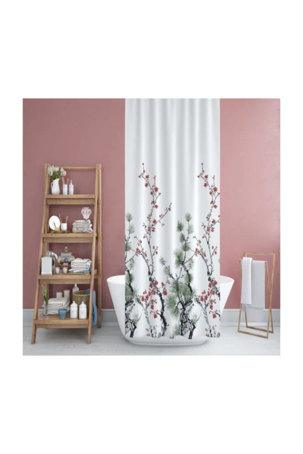 Prado Çam Banyo Perdesi, Duş Perdesi 180X200 Cm - 2