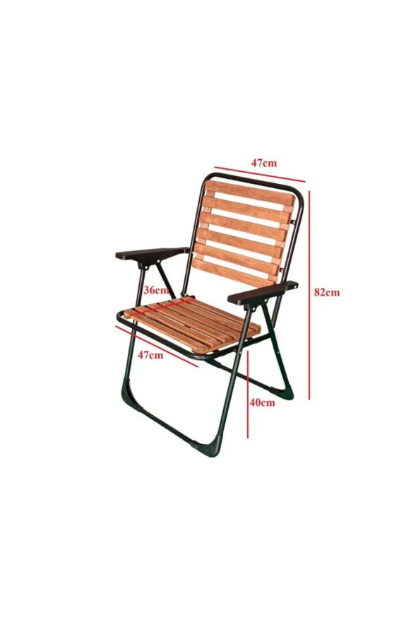 Riposo Elit Katlanabilir Bahçe Balkon Kamp Piknik Sandalye Masa Seti - 2