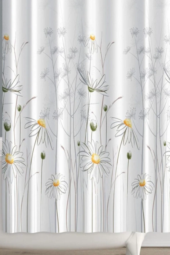 Çift Kanatlı 2x120x200 cm Banyo Perdesi - 2