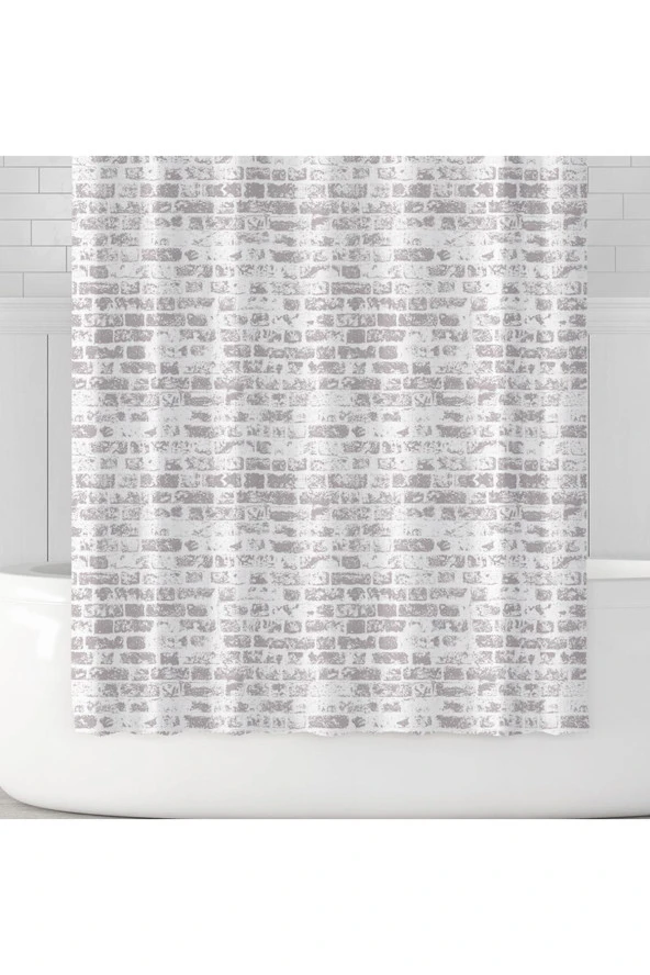 Prado The Wall Banyo Perdesi, Duş Perdesi 180X200Cm Bpthewall-180X200 - 2