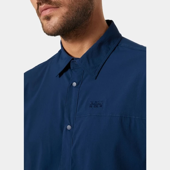Helly Hansen Tofino Solen Short Sleeve Shirt Erkek Kısa Kollu Gömlek 63204-584 Lacivert - 3