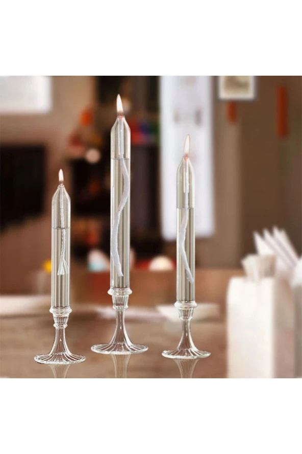 Dekoratif Hediyelik El Yapımı Kandil 3'lü Set 23/26/29cm - 2