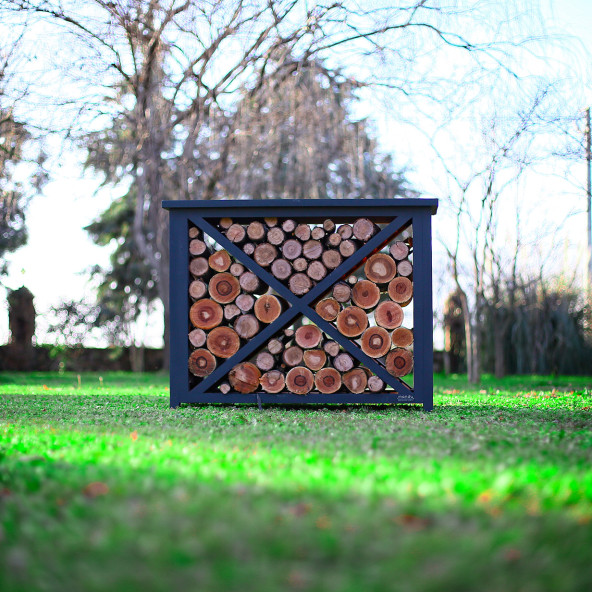 MANDU Dekoratif Ahşap Dış Mekan Odunluk - 2