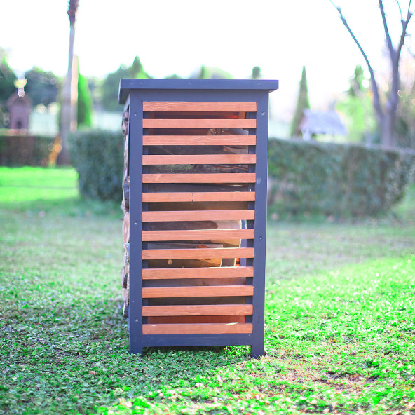 MANDU Dekoratif Ahşap Dış Mekan Odunluk - 4