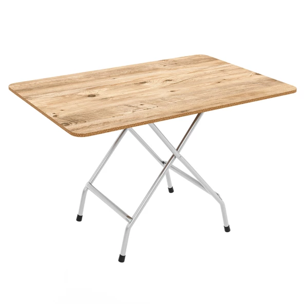 Eportatif 60x90 Atlantik Çam Katlanır Masa ve 4 Adet Sandalye Seti 1126 - 8