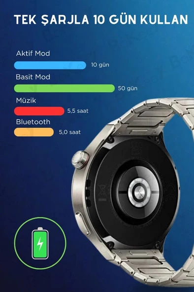 Bakeey Watch 4 Pro Suit 7 Kordonlu Akıllı Saat Tüm cihazlara Uyumlu Sesli Görüşme Nfc Akıllı Saat - 12