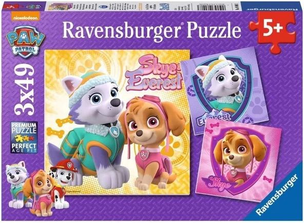 Ravensburger Puzzle 3 x 49 Parça PP Skye 80083
